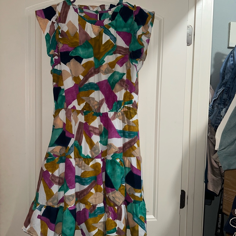 Umgee Multicolor Abstract Mini Dress